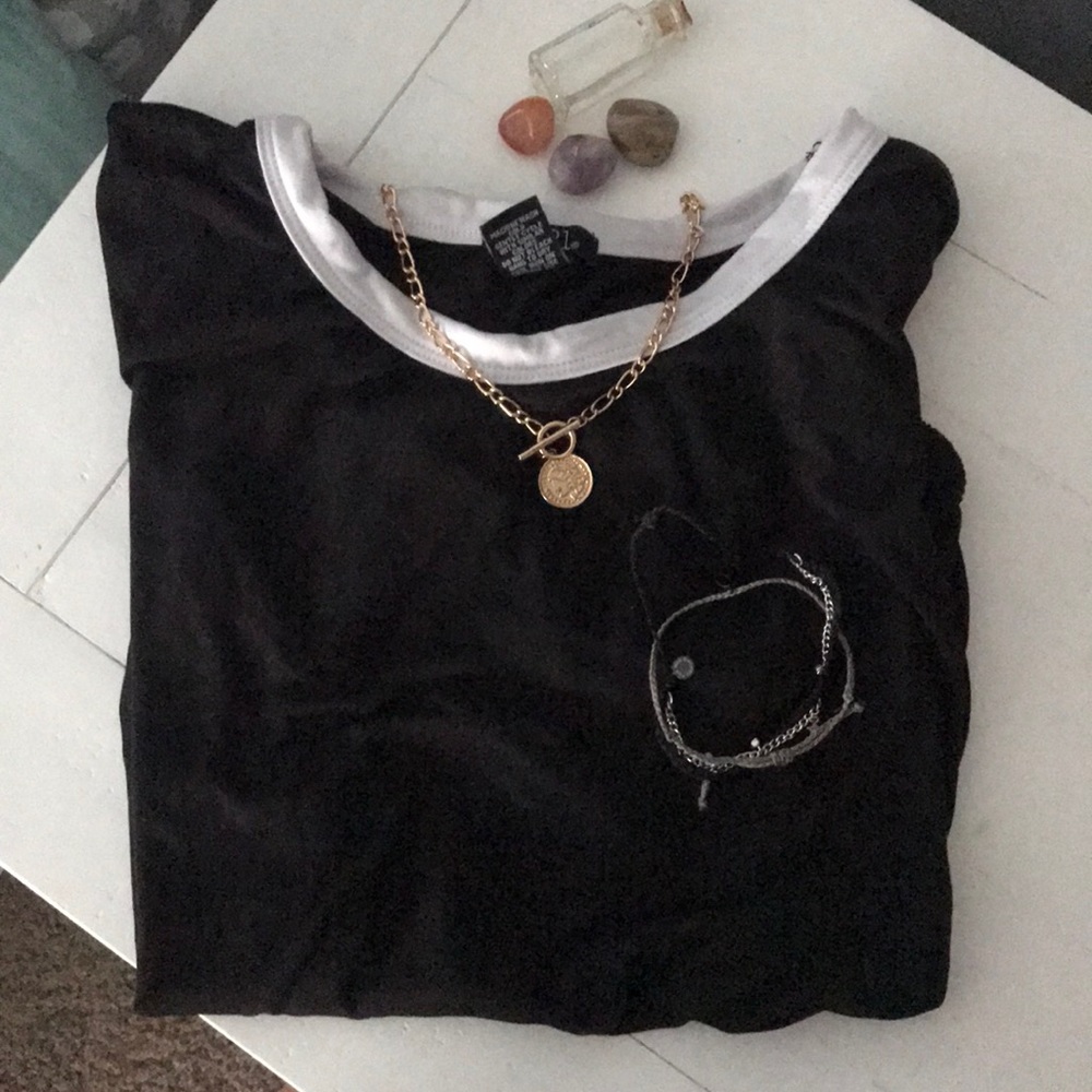 rue 21 black body suit